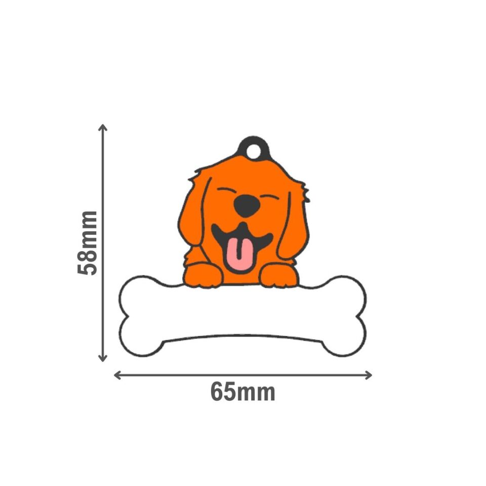 MAJO İSİMLİK GOLDEN 58MMX65MM