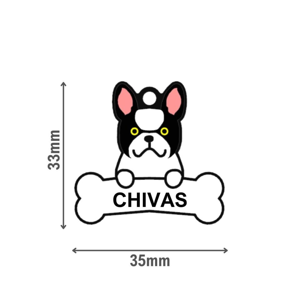 MAJO İSİMLİK FRENCH BULLDOG 33MX35MM