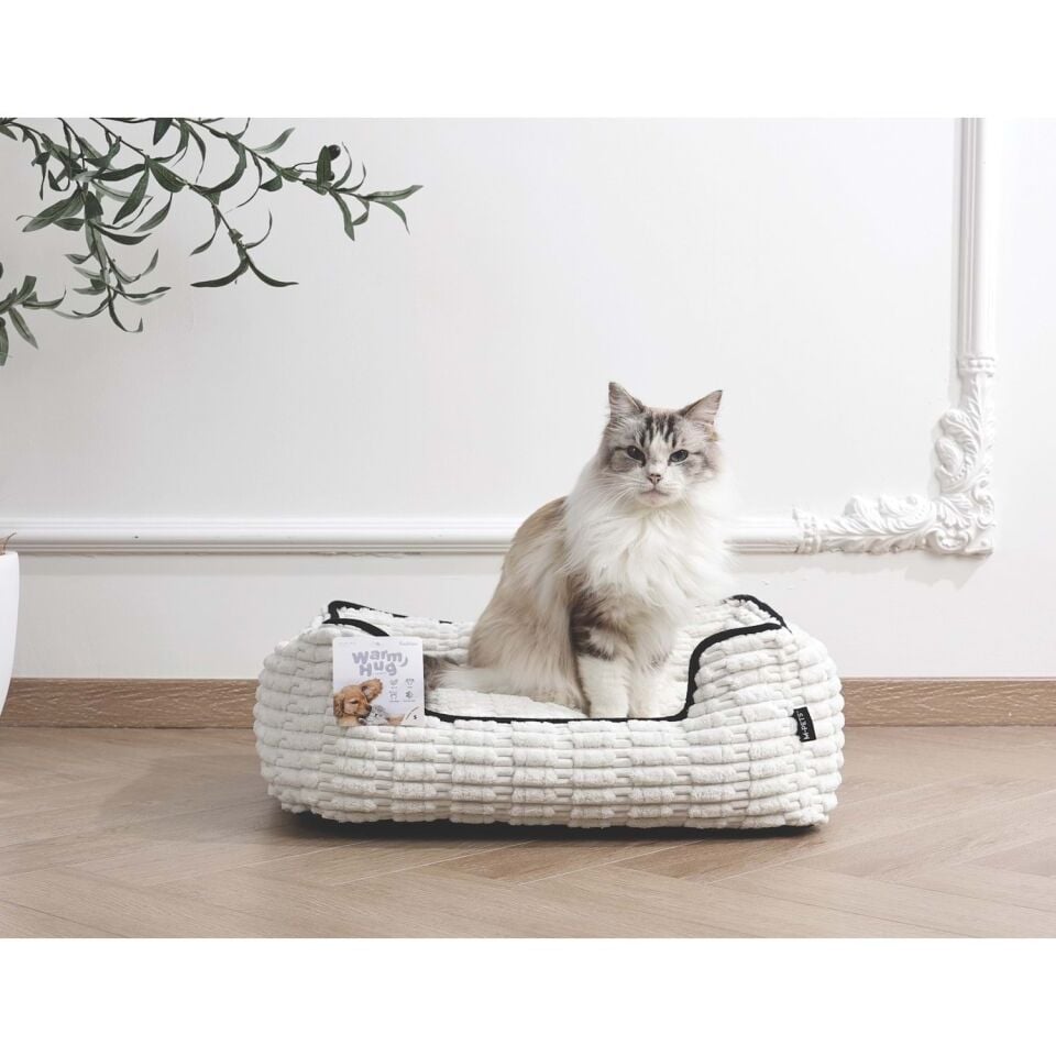 60301699 M-PETS WARM HUG YATAK (S) WHİTE