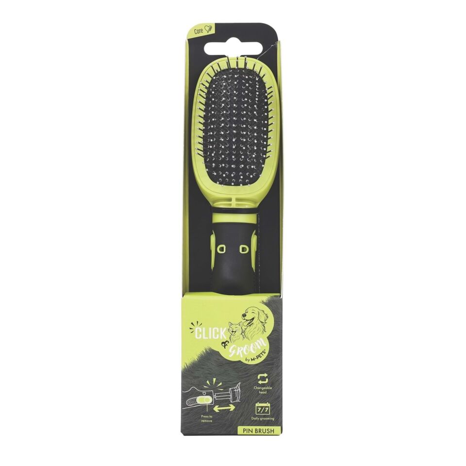 60107199 M-PETS CLICK AND GROOM KEDİ ve KÖPEK MASAJ UCLU FIRÇA