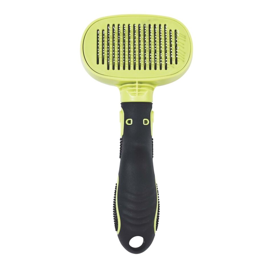 60107299 M-PETS CLICK AND GROOM KEDİ ve KÖPEK BASMALI MASAJ UCLU FIRÇA