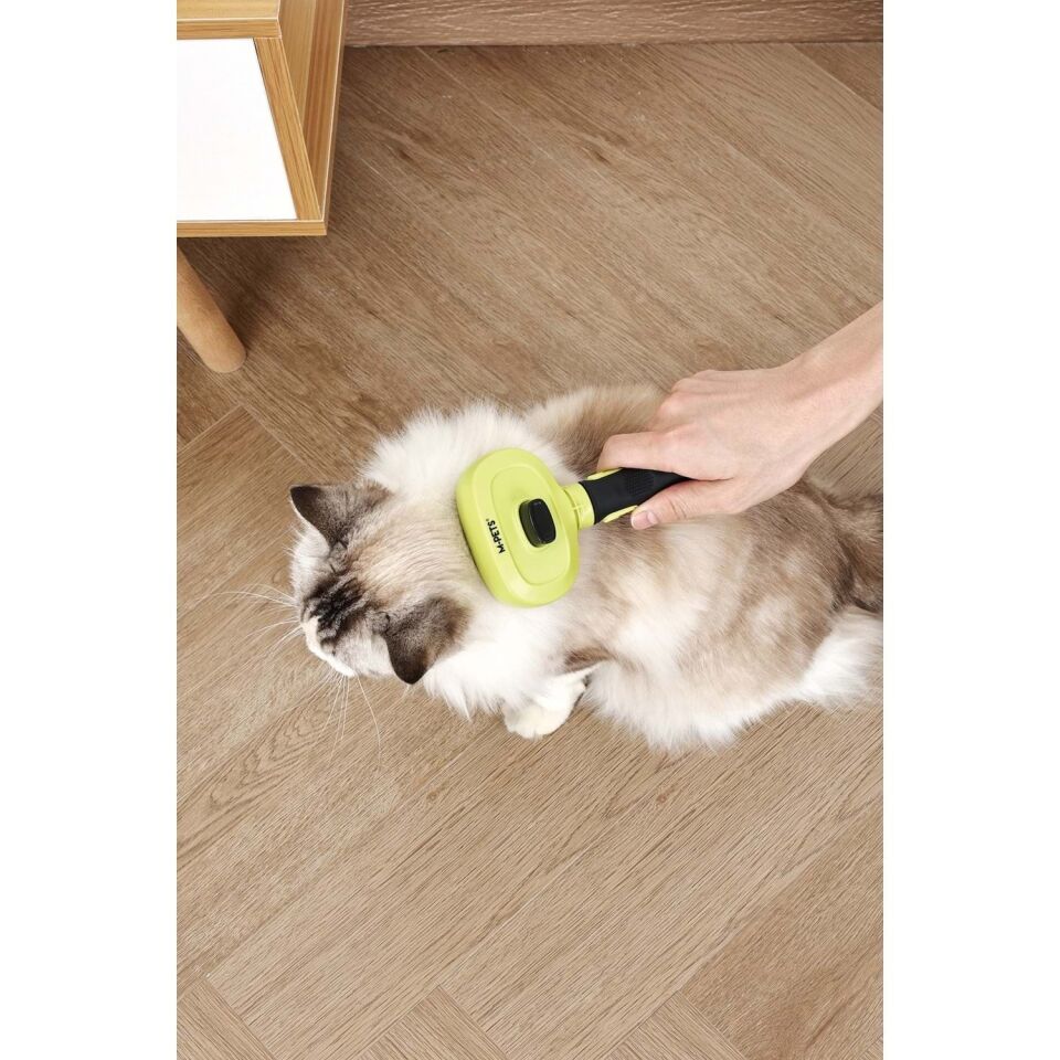 60107299 M-PETS CLICK AND GROOM KEDİ ve KÖPEK BASMALI MASAJ UCLU FIRÇA