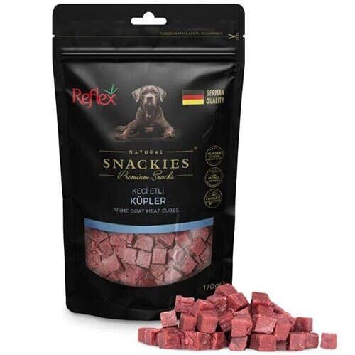 Reflex Snackies Keçi Etli Küpler 170 gr