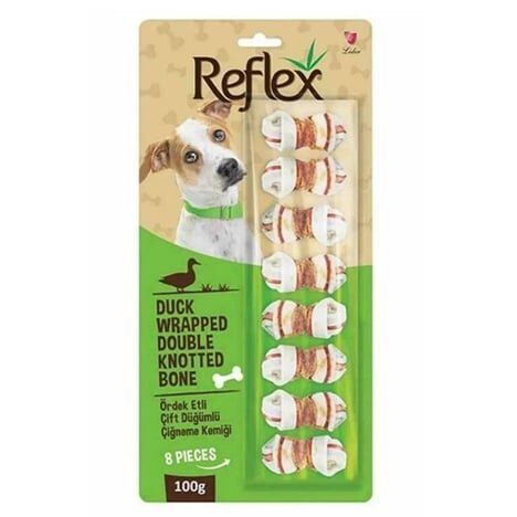 REFLEX ÖRDEK ETLİ ÇİFT DÜĞÜMLÜ KEMİK 100 GR