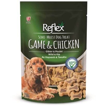 REFLEX SEMİ-MOİST AV HAYVANI & TAVUK KÖPEK ÖDÜL 150 GR