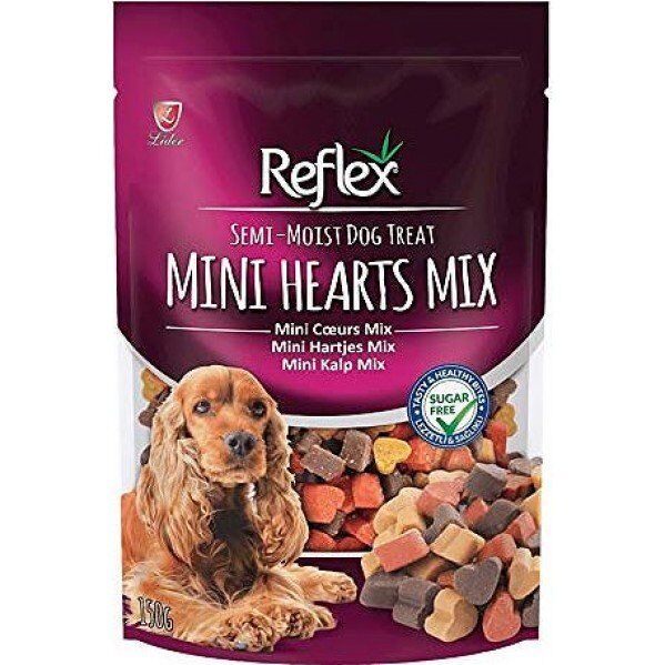 Reflex Semi-Moist Mini Mix Kalp Köpek Ödülü 150 Gr