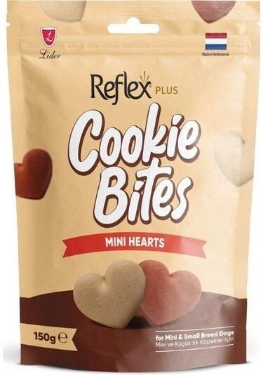 REFLEX PLUS MINI HEARTS MİNİ VE KÜÇÜK IRK YETİŞKİN KÖPEK ÖDÜL MAMASI 150 G