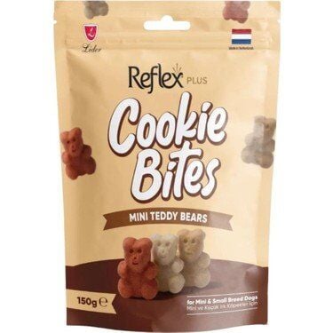 Reflex Plus Cookie Bites Mini Teddy Bears Küçük Irk Köpek Ödül Maması 150gr