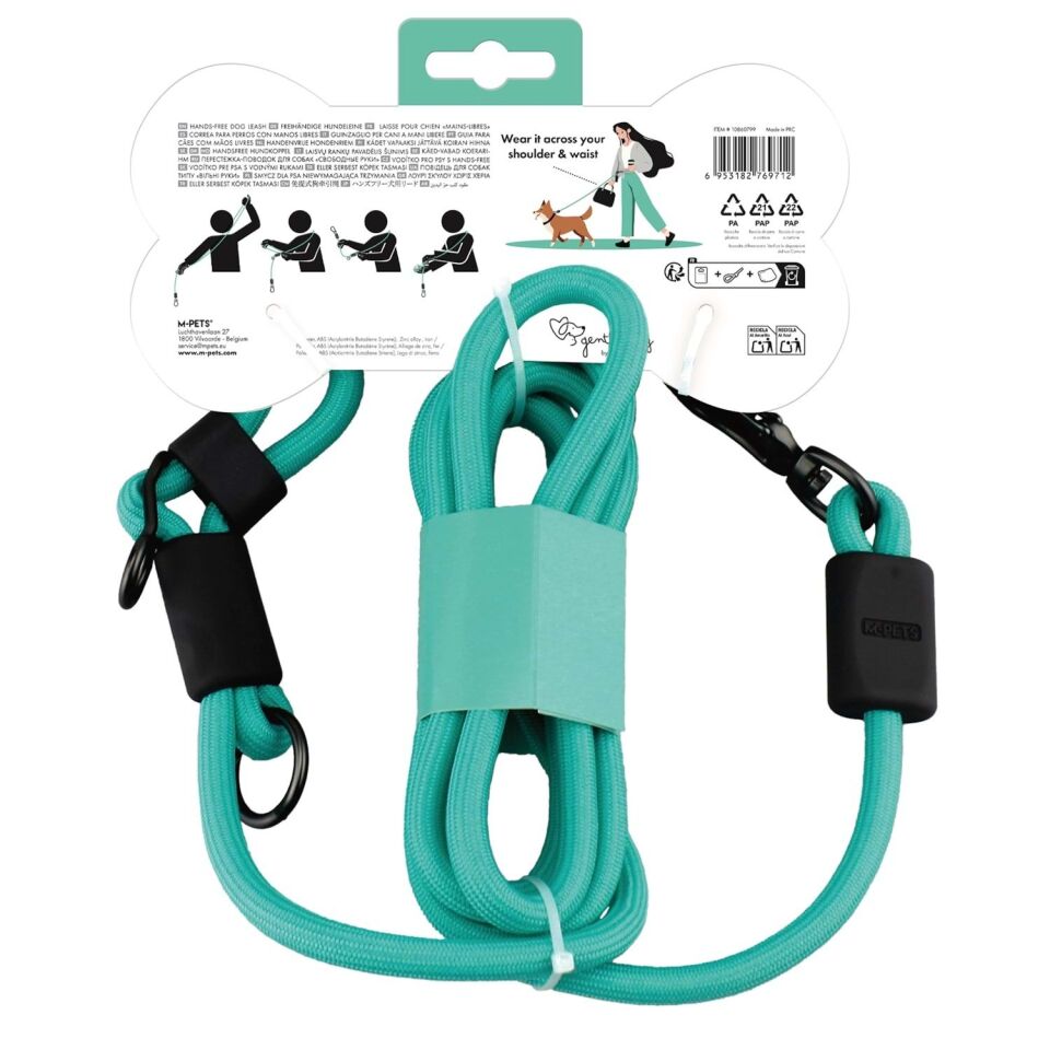 M-PETS GENTLE DOG FONKSİYONEL GEZDİRME TASMA YEŞİL