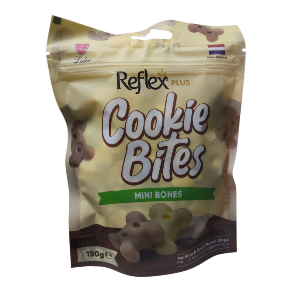 REFLEX PLUS MINI BONES MİNİ VE KÜÇÜK IRK YETİŞKİN KÖPEK ÖDÜL MAMASI 150 G