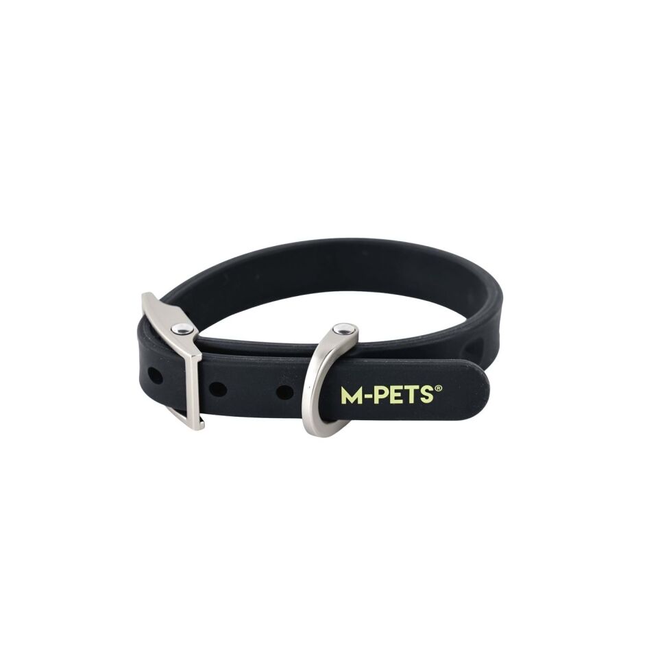 M-PETS BOND NFC SİSTEMLİ SİLİKON BOYUN TASMASI (XS) SİYAH