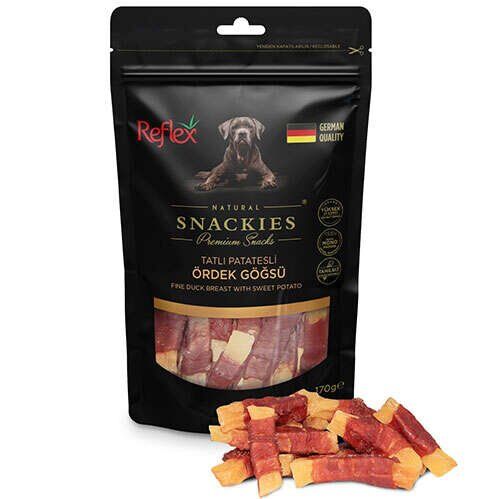 REFLEX SNACKIES TATLI PATATESLİ ÖRDEK GÖĞSÜ 170 G