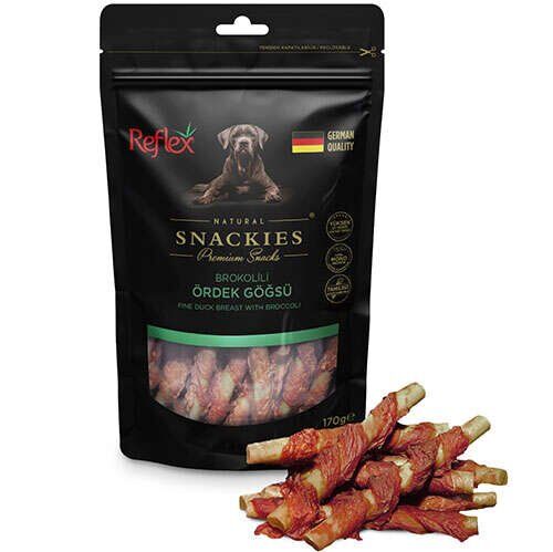 REFLEX SNACKIES BROKOLİLİ ÖRDEK GÖĞSÜ 170 G