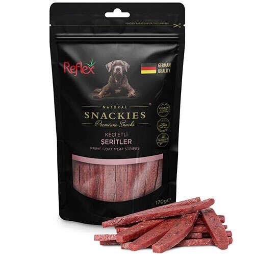 REFLEX SNACKIES KEÇİ ETLİ ŞERİTLER 170 G