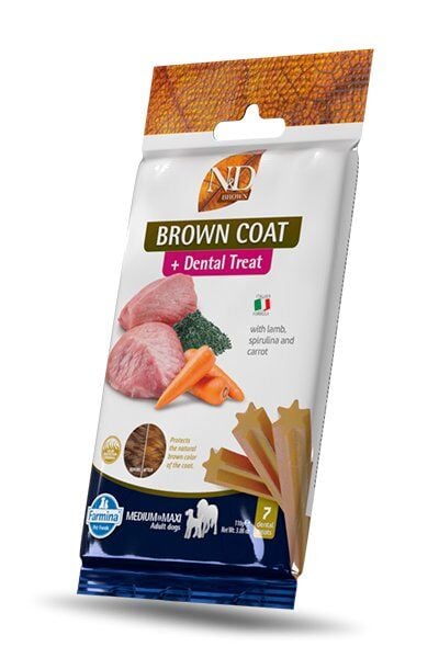 N&D TREAT ND BROWN DOG LAMB CARROT SPIRUL AD MIN 60 GR