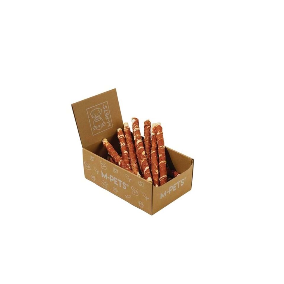 M-PETS BITE DELIGHT SALMON WİTH CODFİSH WRAP 28CM KÖPEK ÖDÜLÜ 2KG