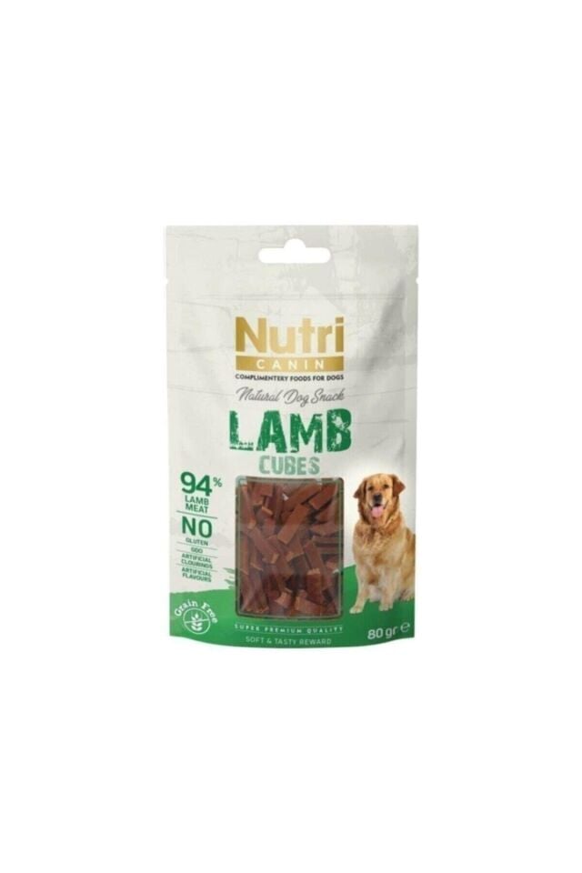 NUTRI CANIN KÖPEK ÖDÜL MAMASI KUZU ETLİ KÜPLER 80 GR