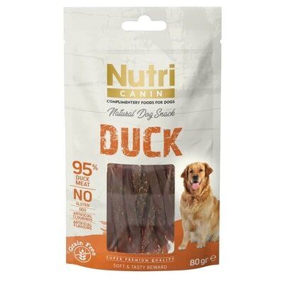 NUTRI CANIN KÖPEK ÖDÜL MAMASI ÖRDEKLİ 80 GR