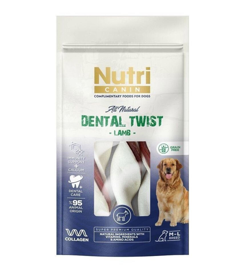 NUTRI CANIN KUZU ETLİ DENTAL KEMİK 120 GR