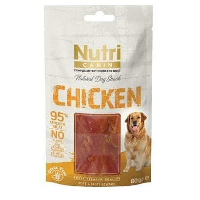 NUTRI CANIN KÖPEK ÖDÜL MAMASI TAVUKLU 80 GR