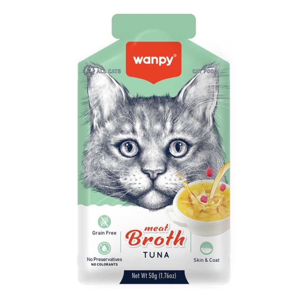 WANPY KEDİ ÇORBASI TON BALIKLI 50 GR