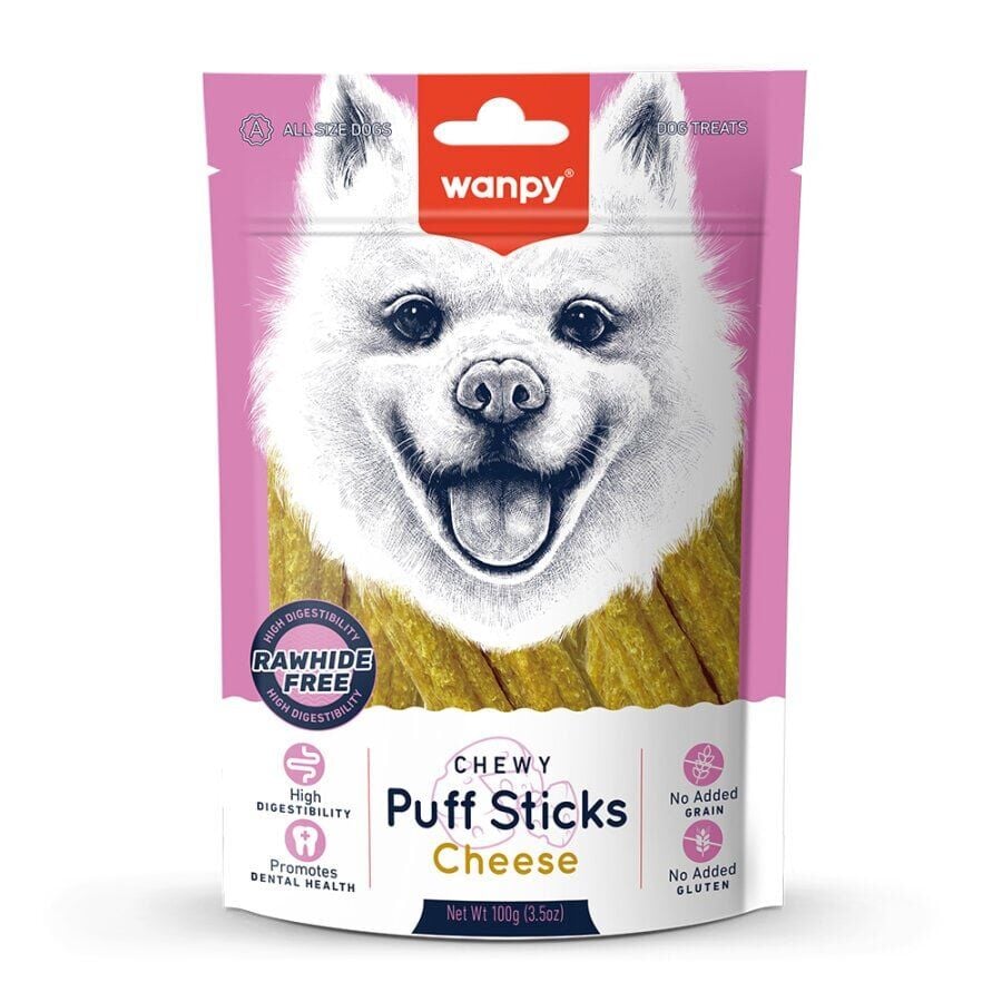 WANPY TAHILSIZ PEYNİRLİ KÖPEK ÇİĞNEME ÖDÜLÜ 100 GR