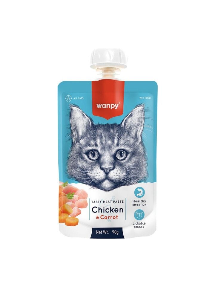 WANPY KEDİ ÖDÜL TON BALIKLI TAVUKLU HAVUÇLU 90 GR