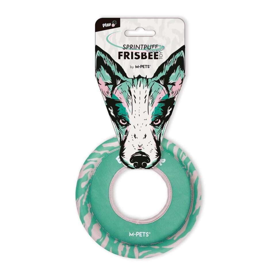 M-PETS SPRINTPUFF FRISBEE KÖPEK OYUNCAĞI PEMBE/YEŞİL