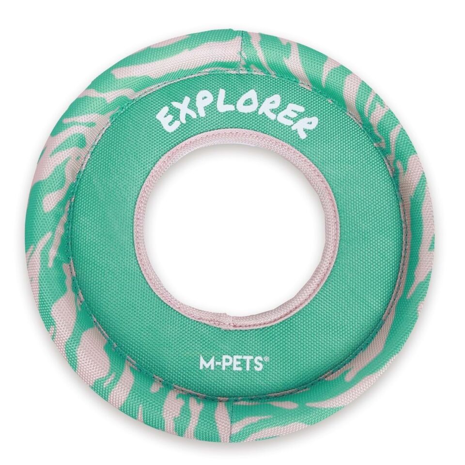 M-PETS SPRINTPUFF FRISBEE KÖPEK OYUNCAĞI PEMBE/YEŞİL