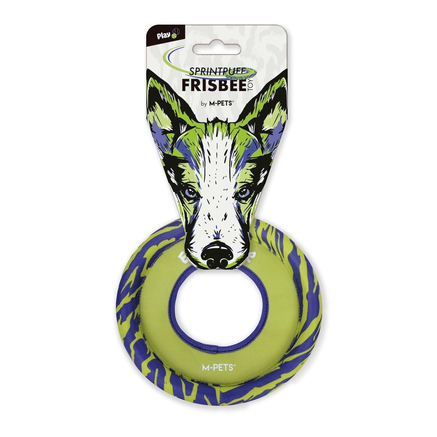 M-PETS SPRINTPUFF FRISBEE KÖPEK OYUNCAĞI YEŞİL/MOR