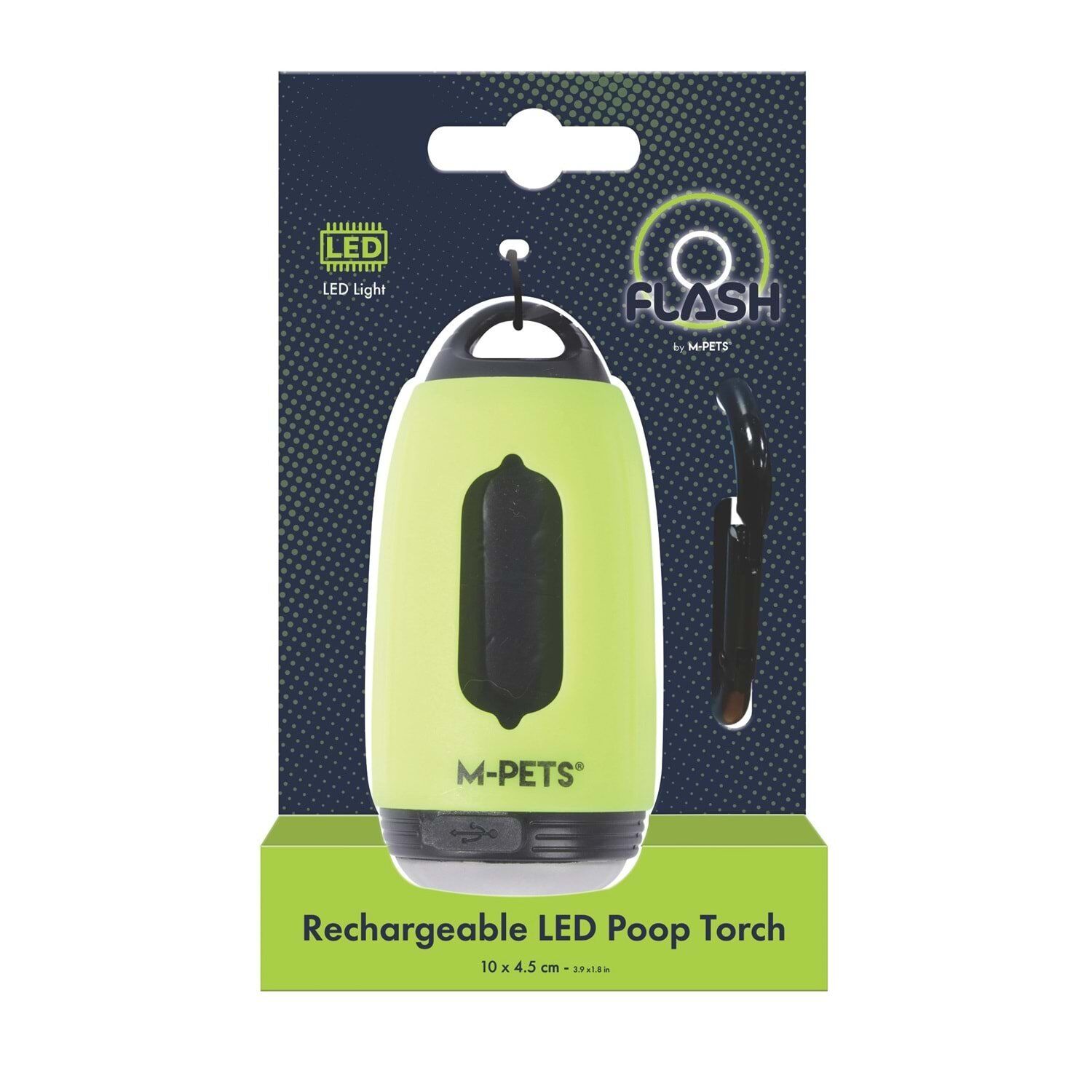 M-PETS FLASH LED DIŞKI POŞETİ KUTUSU GREEN