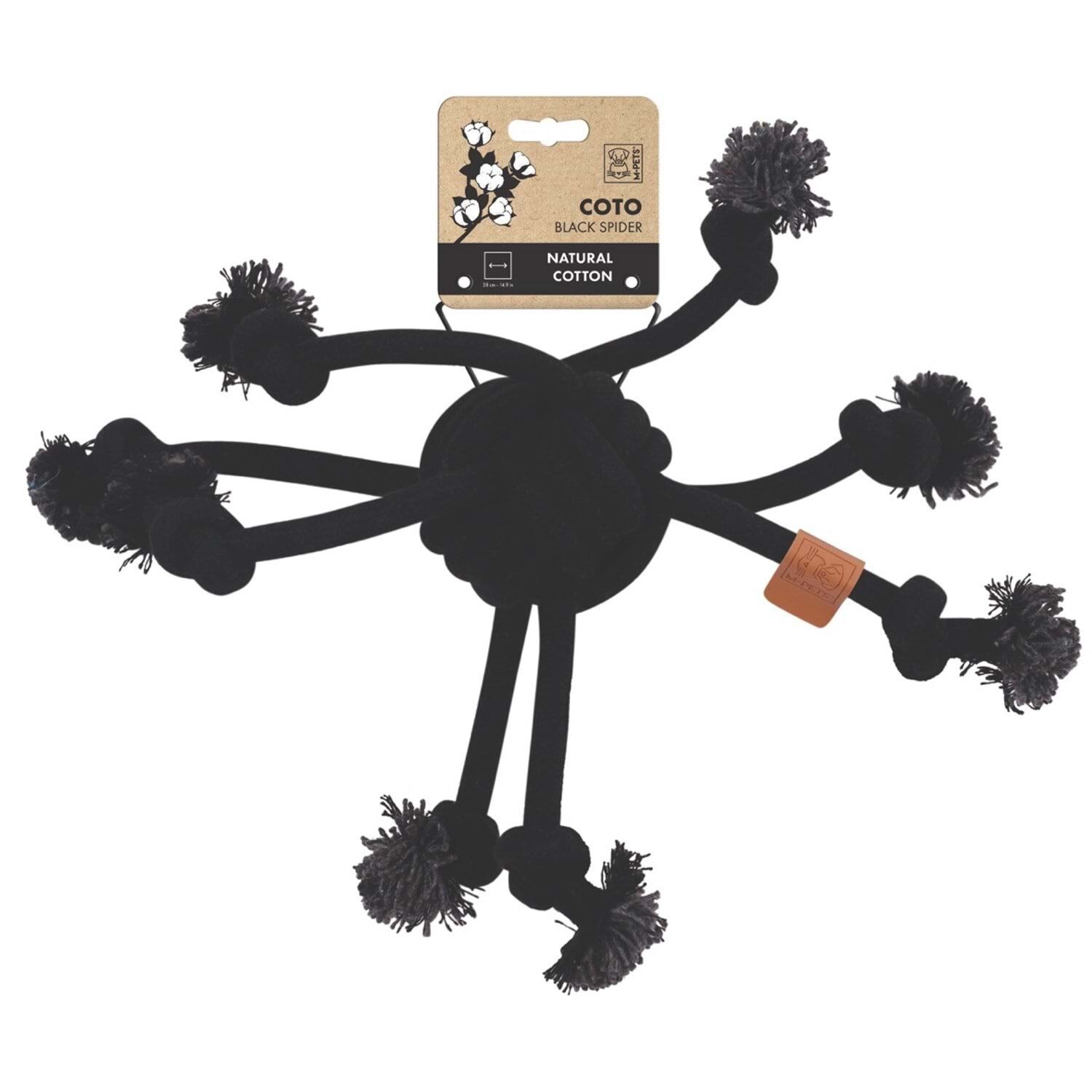 M-PETS COTO BLACK SPİDER 38CM ÖRGÜ OYUNCAK