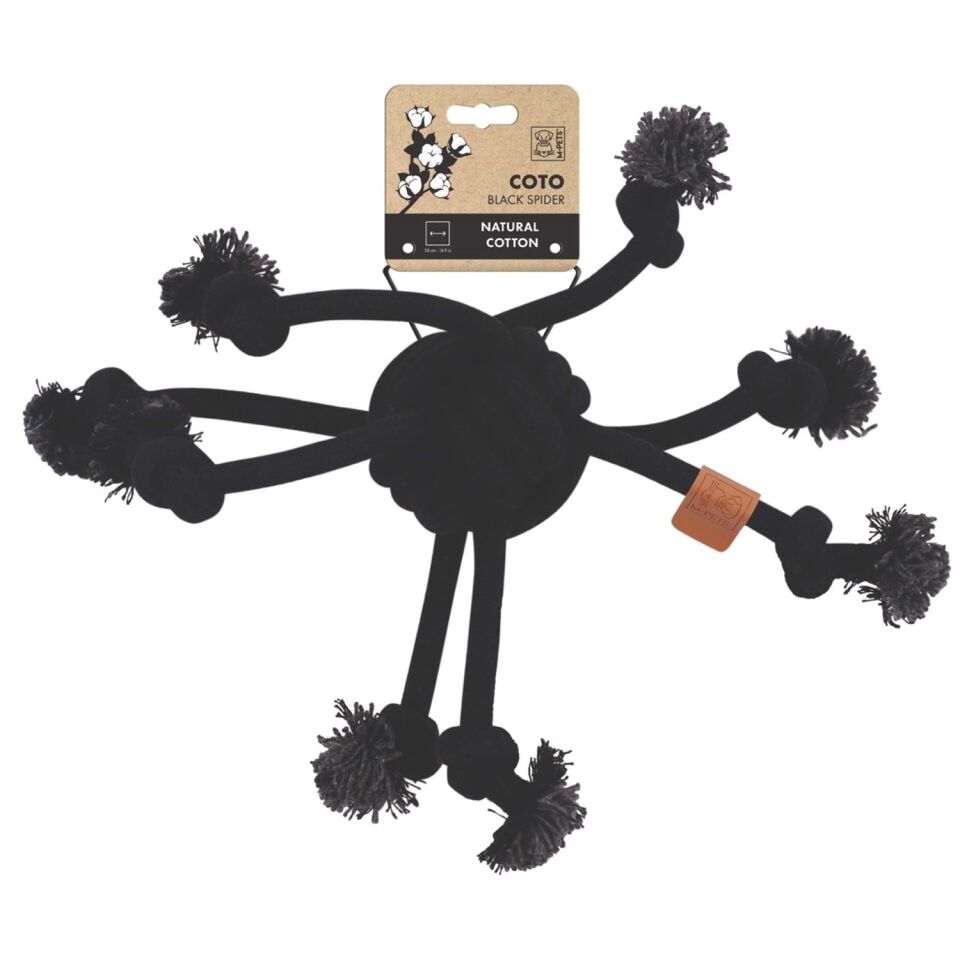 M-PETS COTO BLACK SPİDER 38CM ÖRGÜ OYUNCAK