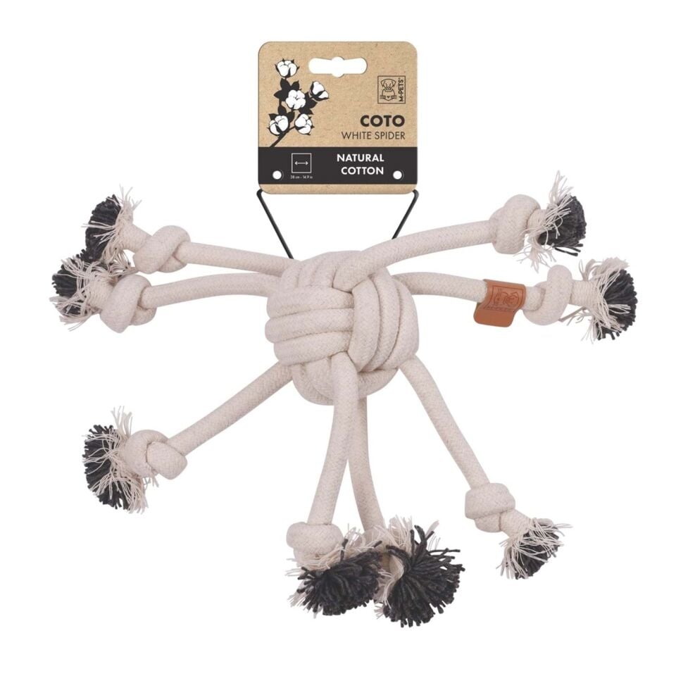 M-PETS COTO WHİTE SPİDER 38CM ÖRGÜ OYUNCAK