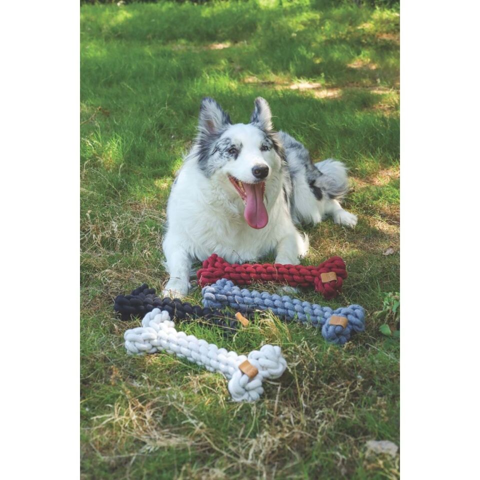 M-PETS COTO WHITE BONE 30CM ÖRGÜ KEMİK OYUNCAK