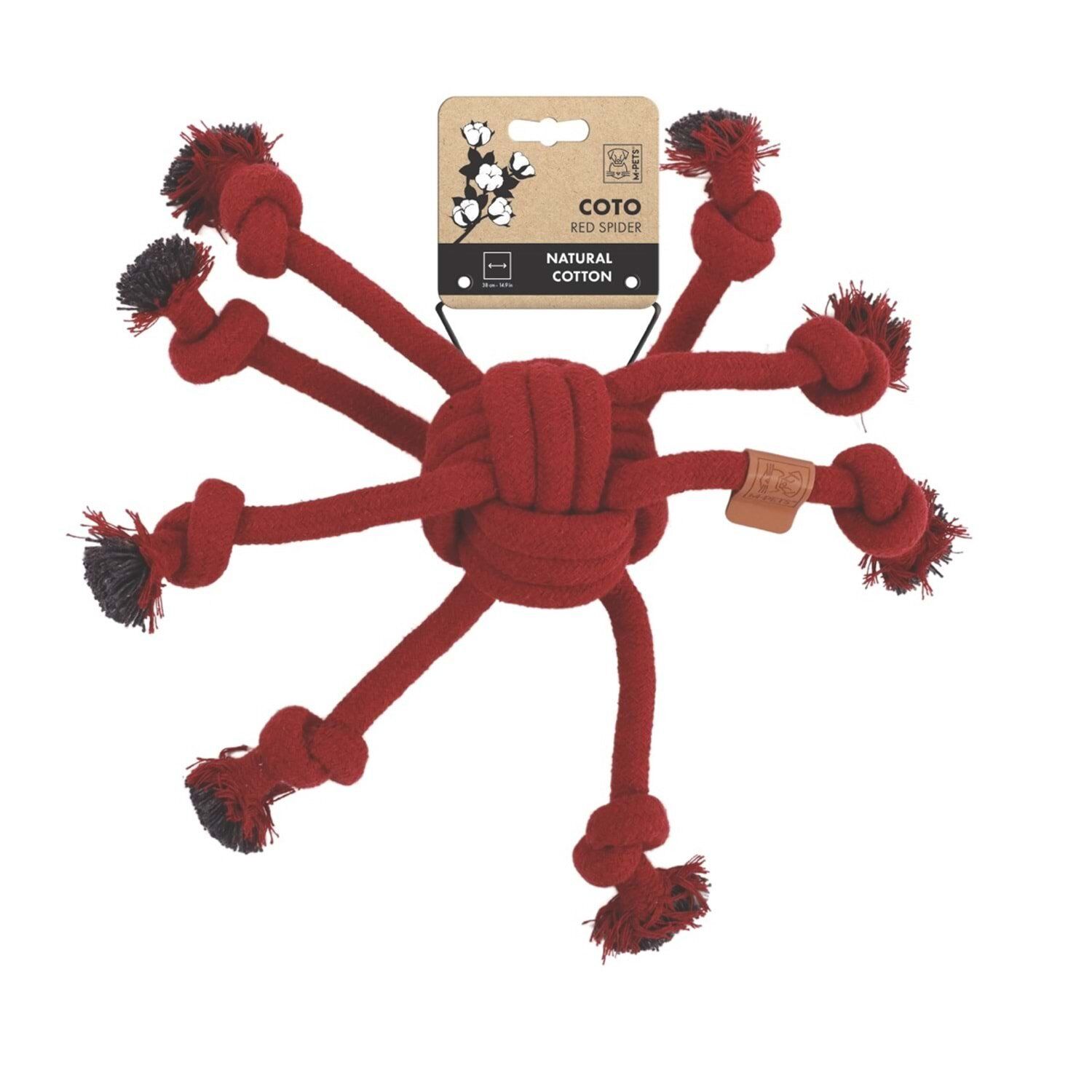 M-PETS COTO RED SPİDER 38CM ÖRGÜ OYUNCAK