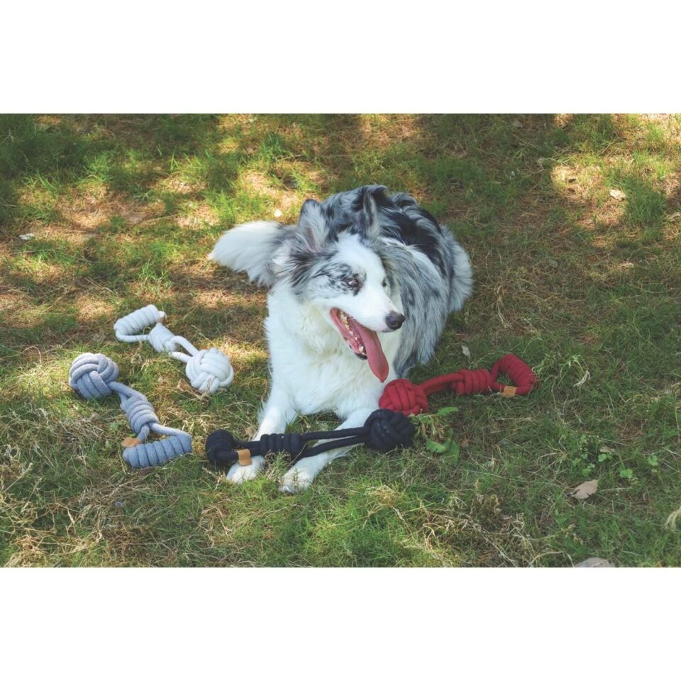 M-PETS COTO BLACK TUG BALL 36CM ÖRGÜ OYUNCAK