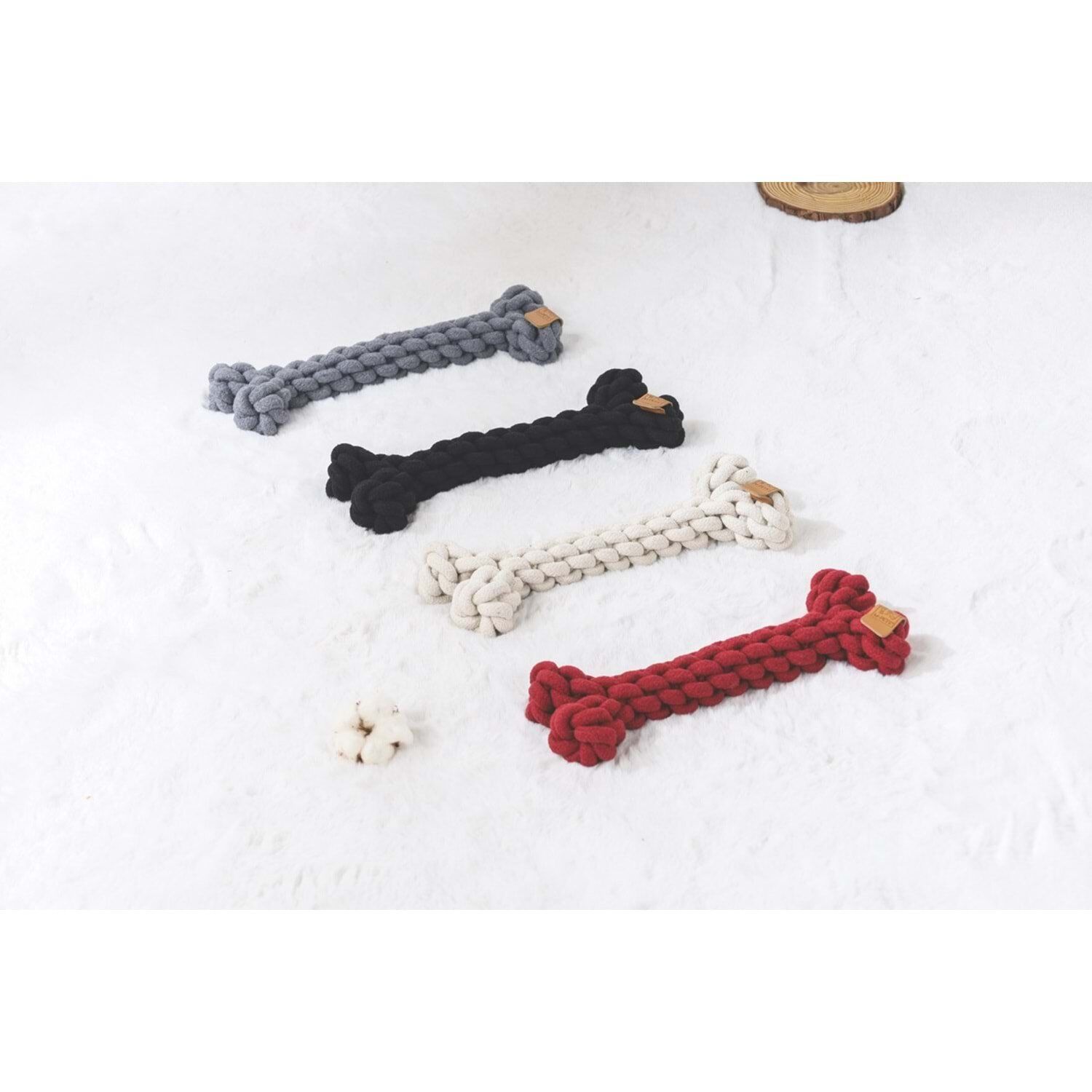 M-PETS COTO BLACK BONE 30CM ÖRGÜ KEMİK OYUNCAK