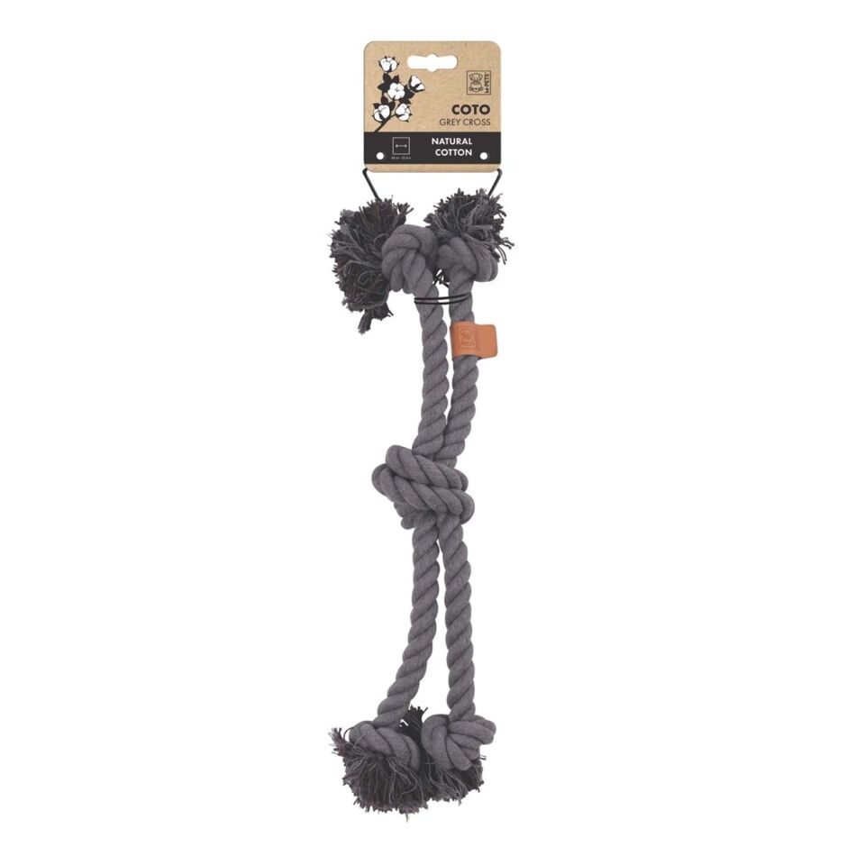 M-PETS COTO GREY CROSS 60CM ÖRGÜ OYUNCAK