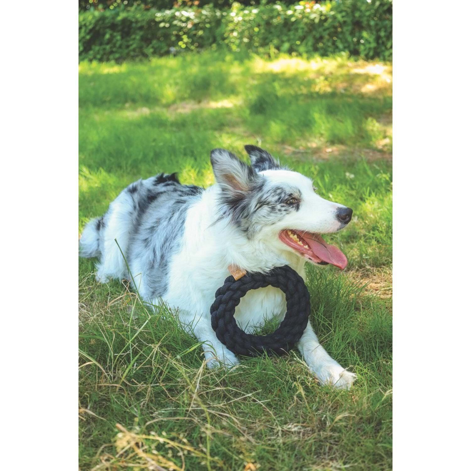 M-PETS COTO BLACK RING 18CM ÖRGÜ HALKA OYUNCAK