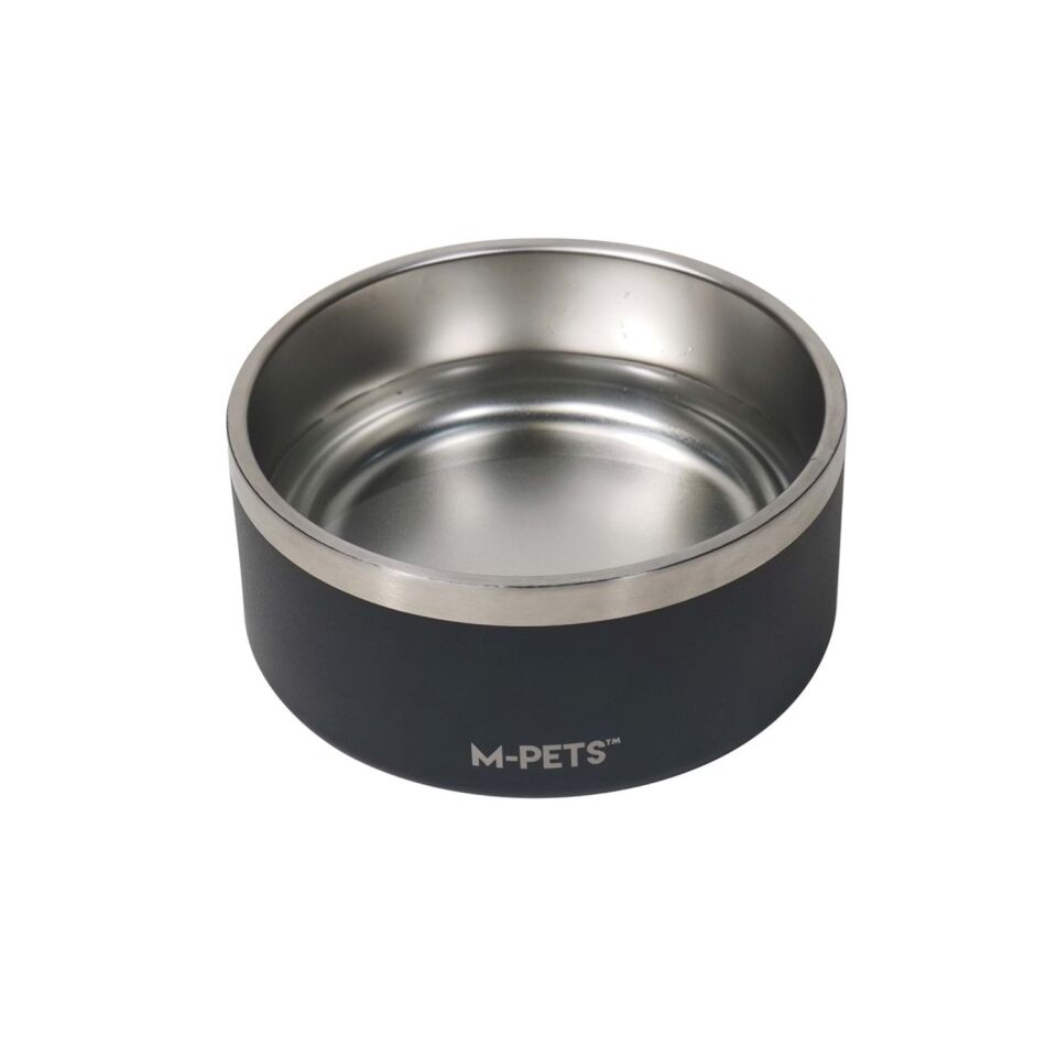 10530699 M-PETS ESKIMO ÇİFT CİDARLI MAMA KABI 2L BLACK