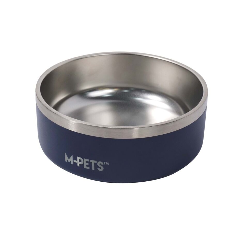 M-PETS ESKIMO ÇİFT CİDARLI MAMA KABI 1.25L BLUE
