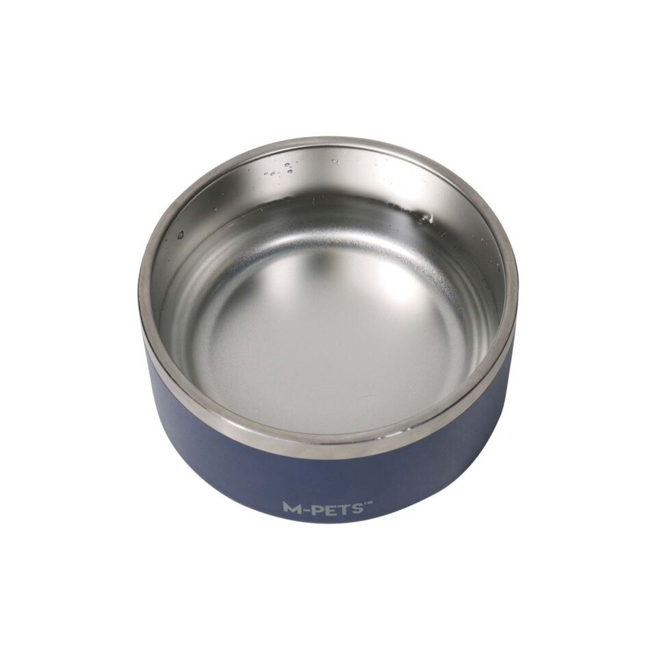 M-PETS ESKIMO ÇİFT CİDARLI MAMA KABI 1.25L BLUE