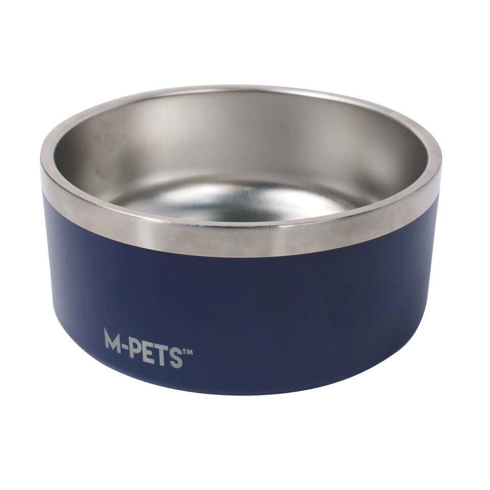 M-PETS ESKIMO ÇİFT CİDARLI MAMA KABI 2L BLUE