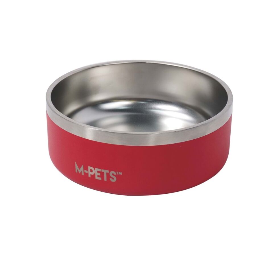 M-PETS ESKIMO ÇİFT CİDARLI MAMA KABI 1.25L RED