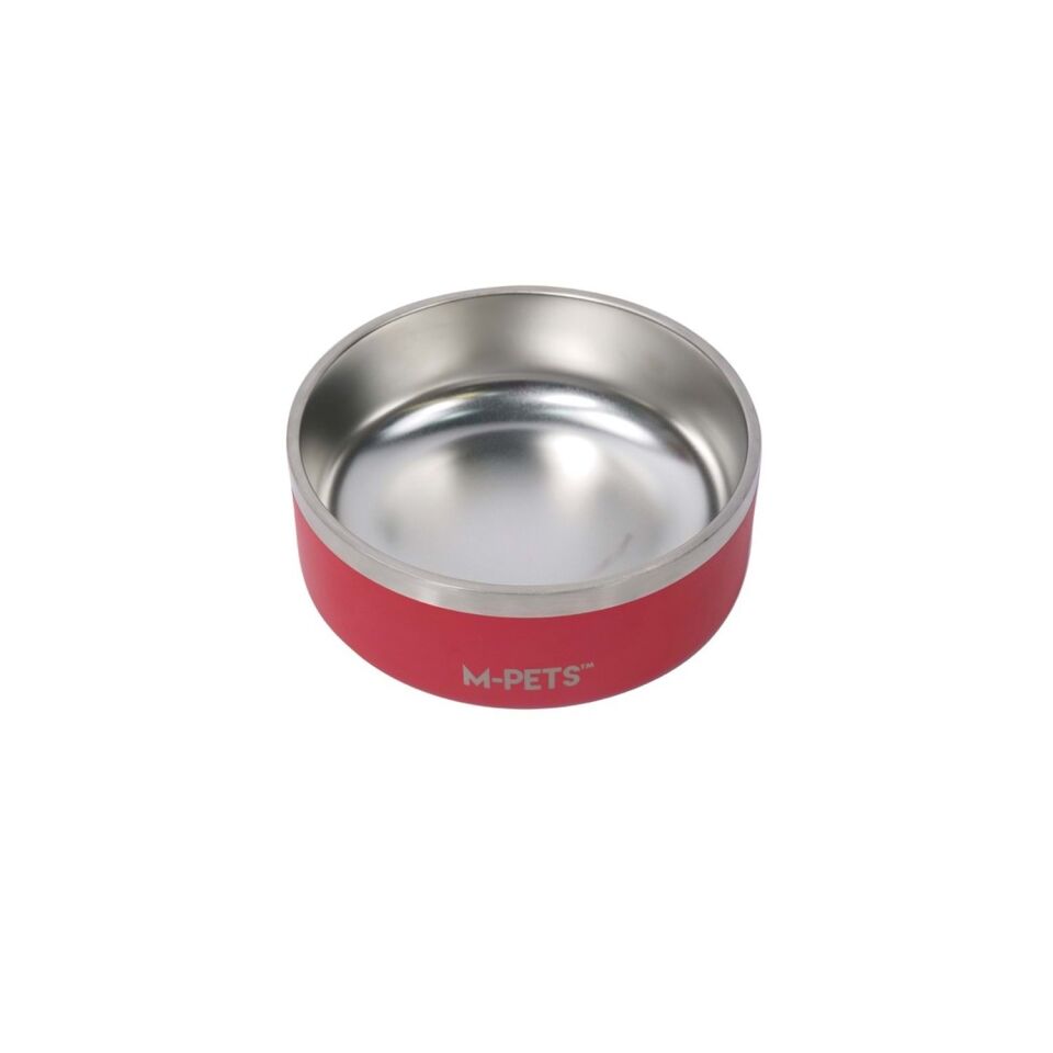 M-PETS ESKIMO ÇİFT CİDARLI MAMA KABI 1.25L RED