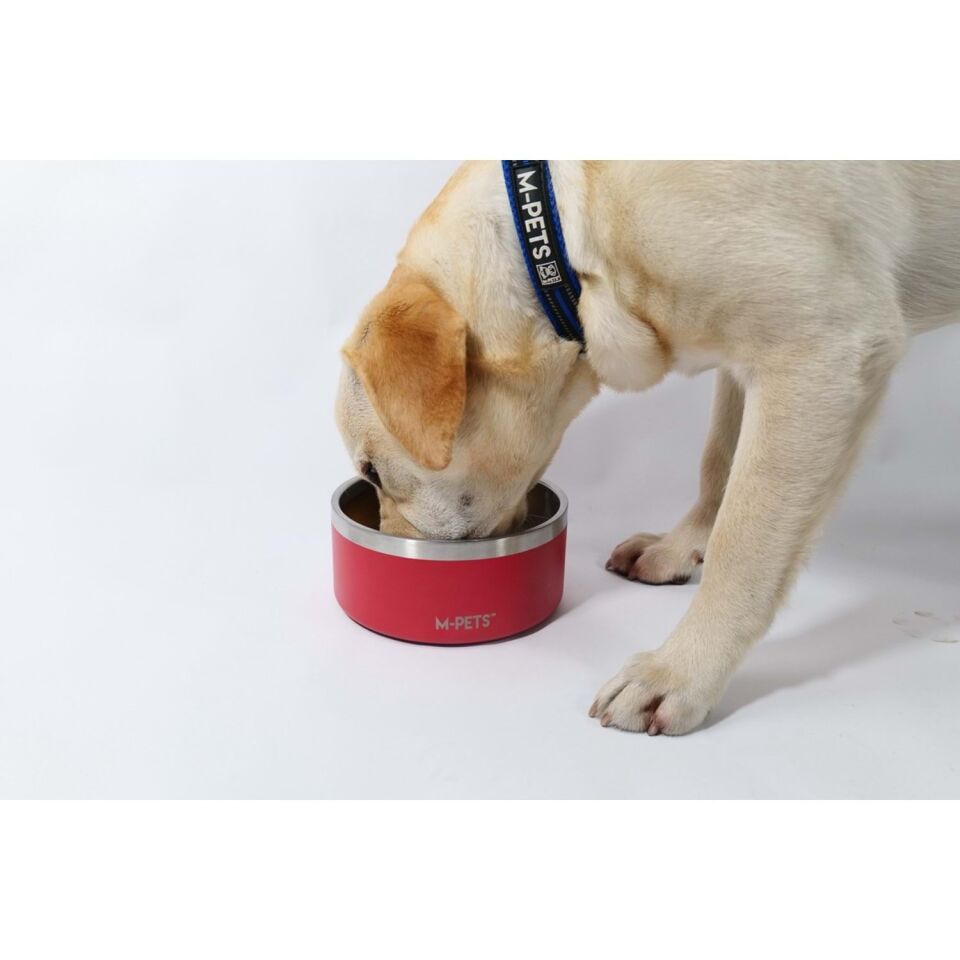 M-PETS ESKIMO ÇİFT CİDARLI MAMA KABI 1.25L RED