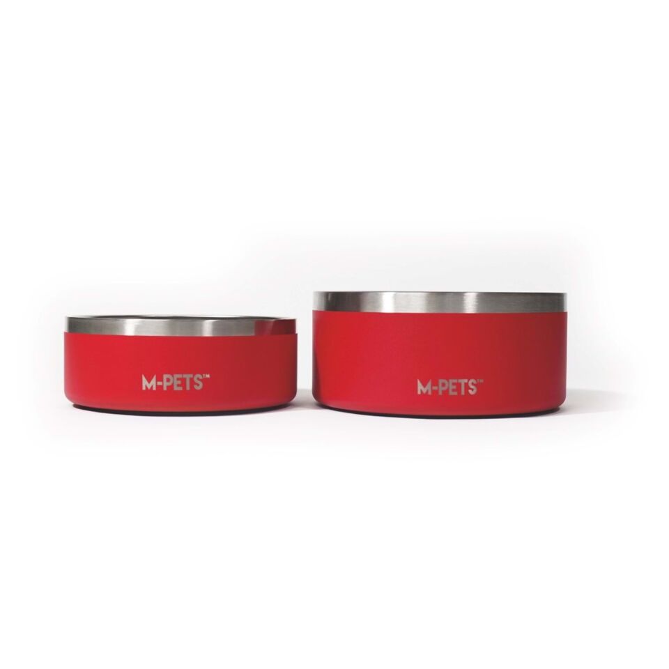 10531099 M-PETS ESKIMO ÇİFT CİDARLI MAMA KABI 2L RED