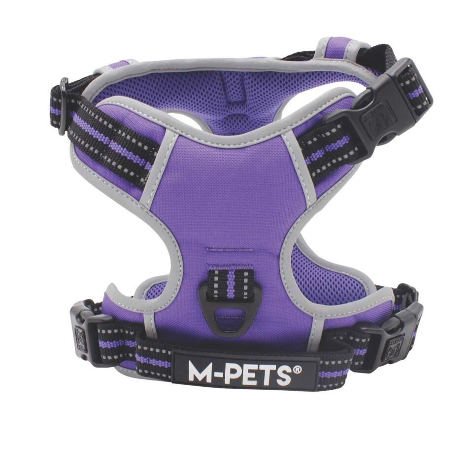 M-PETS HIKING REFLEKTÖRLÜ SOFT SIRT TASMASI PURPLE (M)