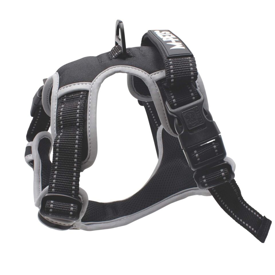 M-PETS HIKING REFLEKTÖRLÜ SOFT SIRT TASMASI BLACK (M)
